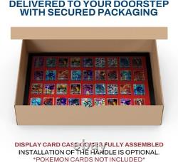 Knife Display Case Gun Pistol 22 x 18 x 4 USA Trade Show Revolver Wood Black Box