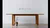 Kobeomsuk Furniture 2400 White Oak Table
