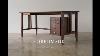 Kobeomsuk Furniture Walnut Desk With Drawers