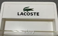LACOSTE Eyewear Countertop Display Case Rack Multi-Shelf Acrylic & Wood