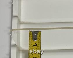 LACOSTE Eyewear Countertop Display Case Rack Multi-Shelf Acrylic & Wood