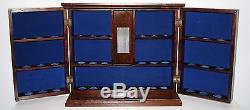 LANCE Fine Pewter American President Collection Original Wood Display Case