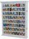 Large, 72 Shot Glass Display Case Shadow Box, Wall Curio Cabinet Mirror Back