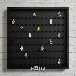 LEGO Minifigure Display Frame Case Large Fits 104 Minifigs Black (Black)