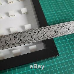 LEGO Minifigure Display Frame Case Large Fits 104 Minifigs Black (White)