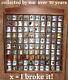 Lot 99 Vintage Thimbles & Display Case Plastic Advertising Wood Porcelain Pewter