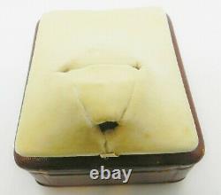 LUXURY QUALITY ANTIQUE VELVET SILK for MEDAL SOLID CASE DISPLAY JEWELLERY BOX
