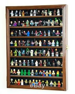 Large 110+ Lego Men Miniatures / Legos / Minifigures /Display Case Cabinet Box