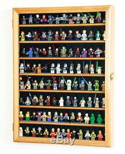 Large 110+ Lego Men Miniatures / Legos / Minifigures /Display Case Cabinet Box