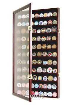 Large Challenge Coin Display Case Box Holder Military Coins 98% UV Adjustable