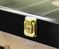 Large Electric / Bass / Fender Guitar Display Case Cabinet Rack Holder 50x22x5