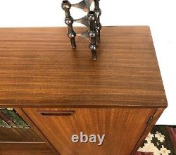 Large Mid Century Teak Bookcase Sideboard Display Unit Turnidge London Drawers