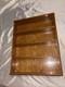 Large Wood Display Case Withplastic Sliding Door Collectible Curio Cabinet Trinket