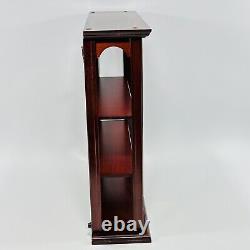 Lenox Figurine Wood & Glass Display Case 17 X 15.75 X 4.25 Display Shelf