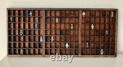 Letterpress Type Case Vintage Print Tray Wood Printers Drawer Curios Display