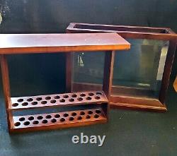 Levenger 20 Pen Wood and Glass Display Case, Unusual and Lovely