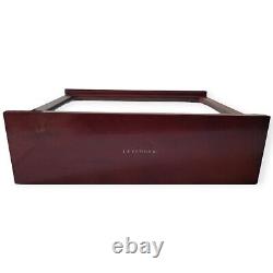 Levenger Pen Case Wooden Display Fancy Ballpoint 20 Pens Vintage