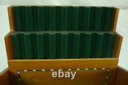 Levenger Well-Read Life Wood 16 Pen Display Case Vintage Storage Box 21C038