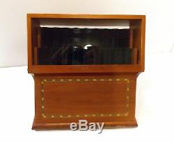 Levenger Well-read Life Wood 16 Pen Holder Storage Display Case Desk Accessory