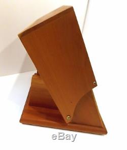 Levenger Well-read Life Wood 16 Pen Holder Storage Display Case Desk Accessory