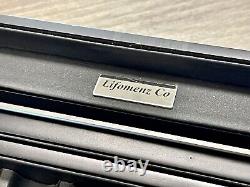 Lifomenz Co Fountain 20 Pen Display Box Ebony Wood Stainless Pen Display Case