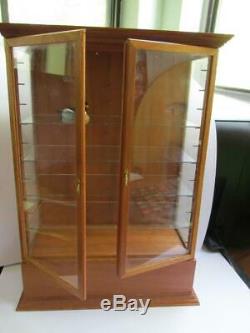 Lighted Display Case for minatures 1/12 scale -SIGNED J. Bealz 1988