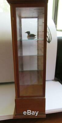 Lighted Display Case for minatures 1/12 scale -SIGNED J. Bealz 1988