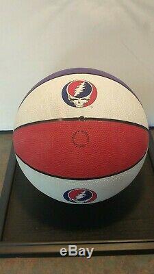 Limited Edition Grateful Dead Basketball With Wood/Glass Display Case