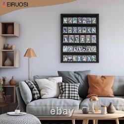Lockable 5-Tier Baseball Card Display Case with UV Protection