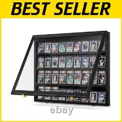 Lockable Baseball Card Display Case 36 Graded Cards