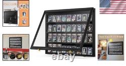 Lockable Baseball Card Display Case 36 Graded Cards Lockable Baseball Card Display Case 36 Graded Cards