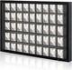 Lockable Wall-mount Card Display Case For 60 Decks Uv Protected Black Frame