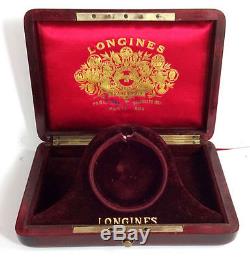 Longines Wooden Box For Pocket Watch Display Case