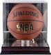 Los Angeles Lakers Mahogany Frmd 2020 Finals Champs Logo Basketball Display Case