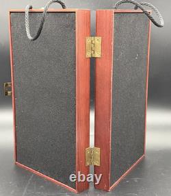 Lot Of 3 ShowCases To Go Wooden Jewelry Traveling Display Trade Show Cases