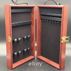 Lot Of 3 ShowCases To Go Wooden Jewelry Traveling Display Trade Show Cases