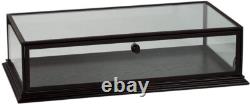 Lot of 4 Countertop Wood Displays Case Clear View Top 31 ¾ W x 18 x 8 Locking