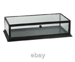 Lot of 4 Countertop Wood Displays Case Clear View Top 31 ¾ W x 18 x 8 Locking