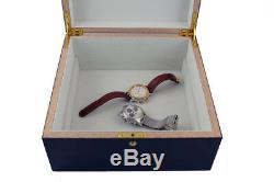Luxury 6 Large Pillow Watch Storage Jewellery Box High Gloss Wood Display Case