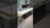Luxury Wood Grain Glass Jewelry Display Case High End Watch Display Cabinet Watchdisplaycabinet
