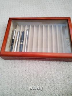 Luxury Wood Pen Display Case, 12 Pen Capacity
