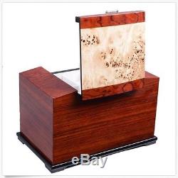 Luxury Wooden Jewelry Case Storage Box Necklace Bracelet Ring Organizer Display