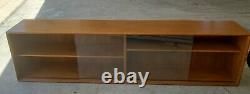 MCM Dyrlund Smith Display Case with Glass Sliding Doors Shelves