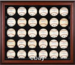 Mahogany Framed 30-Ball Display Case