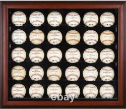 Mahogany Framed 30-Ball Display Case Fanatics