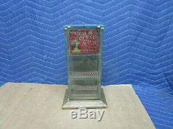 Mansfield Gum Display Showcase Case Glass with Wood base Pepsin Gum Vintage