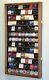 Matchbook Display Case 116+ Matches Walnut Cabinet Wood Rack Collection Holder