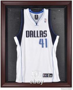 Mavericks Mahogany Framed Team Logo Jersey Display Case Authentic