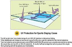 Medal Display Case XL 150+ Pin Badge Patch Flag Walnut Wood Military Ribbon Rack
