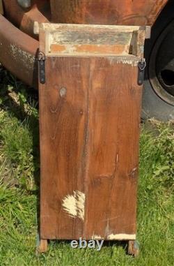 Medicine Cabinet, Vintage Wood Display Case, Wall Mount Cupboard, Shadow Box A16